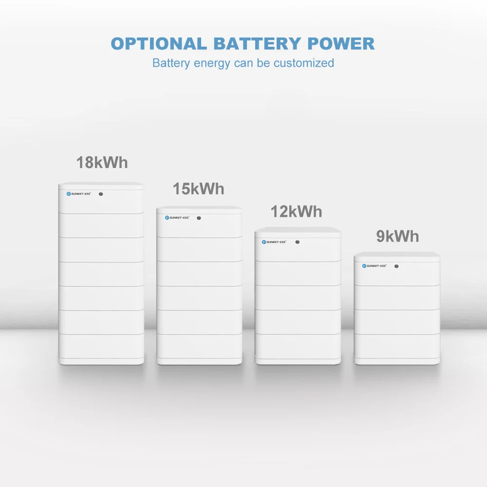 Sunket Lifepo4 50Ah CANbus Standard Connection Lfp  9kwh 12kwh 21kwh 50Ah Lithium Ion Battery for Solar Energy System