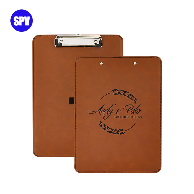 Laser Engraving Blanks, Laserable Cutting Leatherette, Custom Logo Clipboard