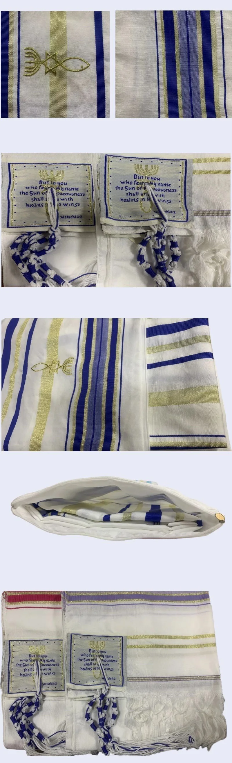 130x180cm Custom Unisex Kosher Israel Tallit Muslim Prayer Shawl Buy