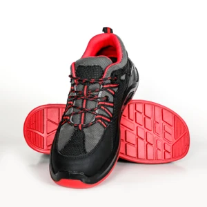 High Quality Security Shoes Anti-Slip Anti Smash Anti Puncture Steel Toe Safety Shoes Work Boot Fly Knit Fabric Safety Sneakers