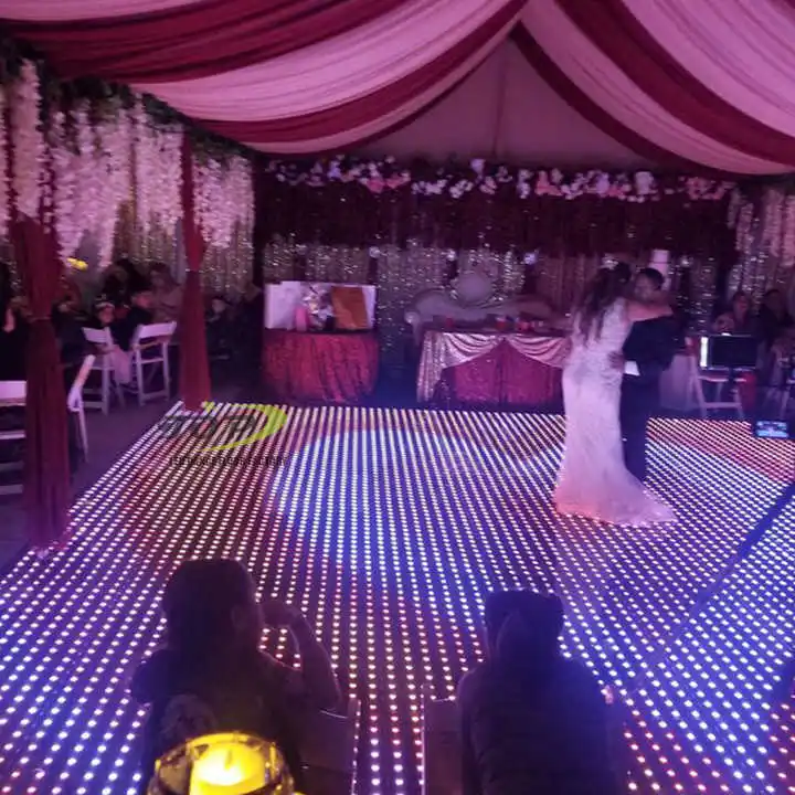 new Infinity Mirror Video Light Led Wedding Dance Floor