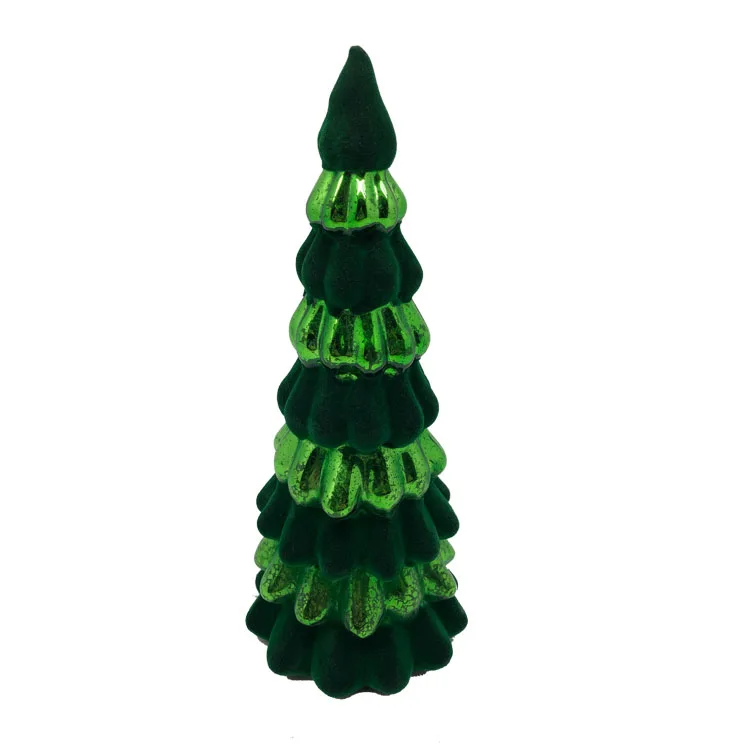 Flocked Christmas tree-1