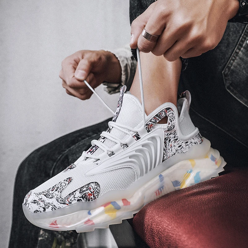 Sneakers Winter Shoes 2021 Men Breathable Mesh Sneakers For Men