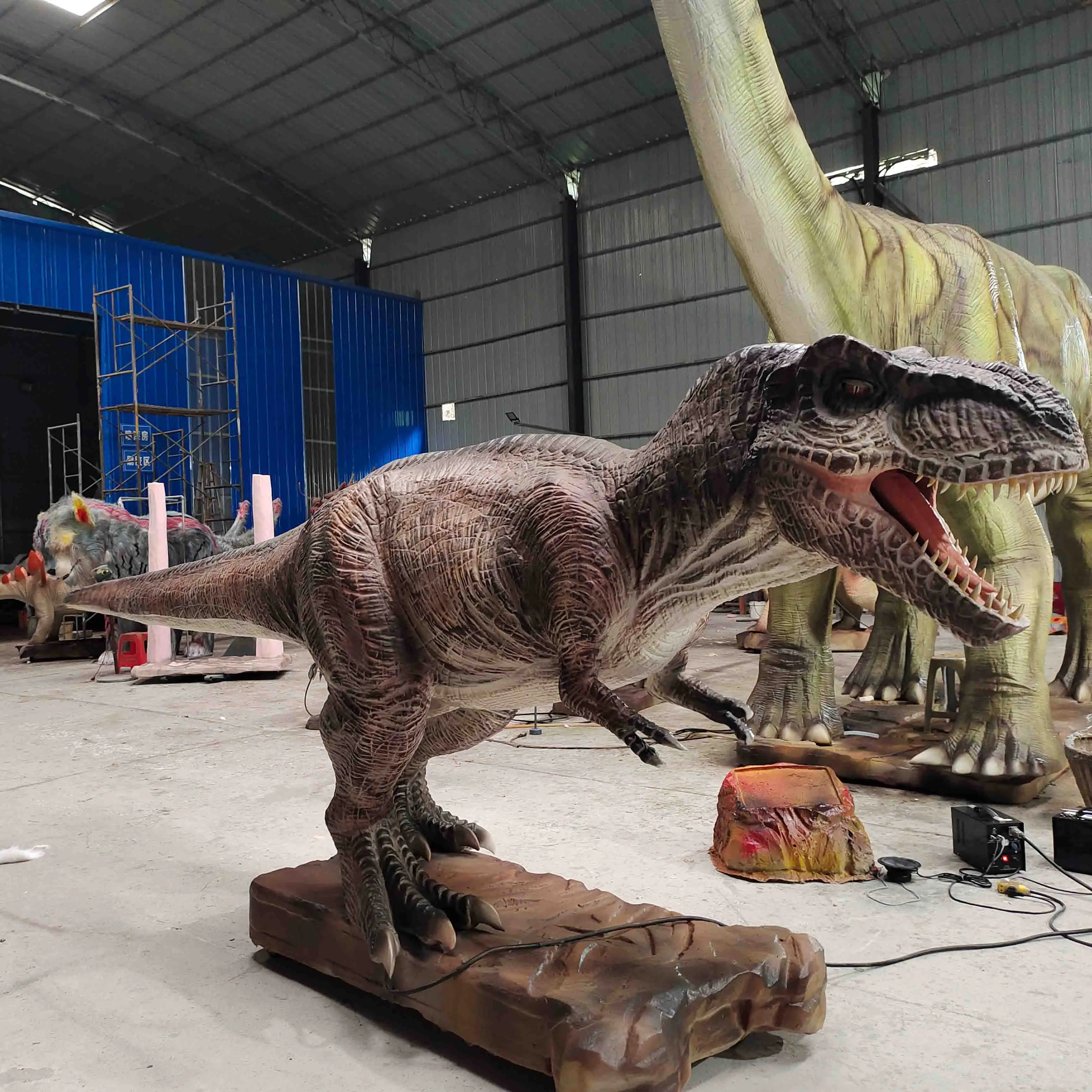 Theme Park Artificial Dinosaurus Animatronics Model Life Size ...