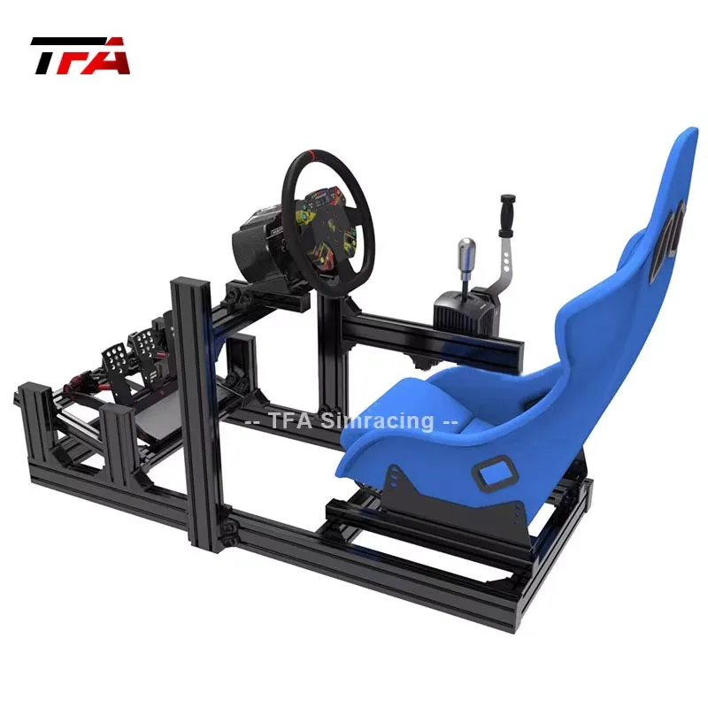 Cheap Price Diy Sim Racing Rig 4080 40120 40160 Extrusion Aluminum Profile  Customized Black Racing Simulator Set Sim Simulator