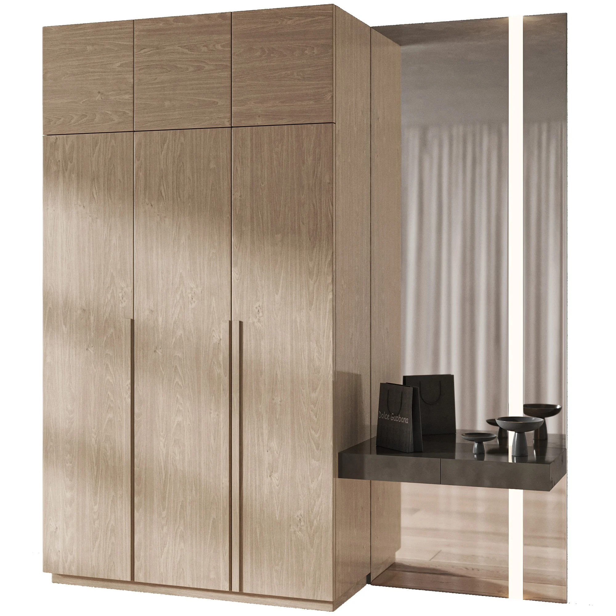 PA Bedroom Customized Cheap Simple Designs Wood Fitted Wardrobe Cabinets