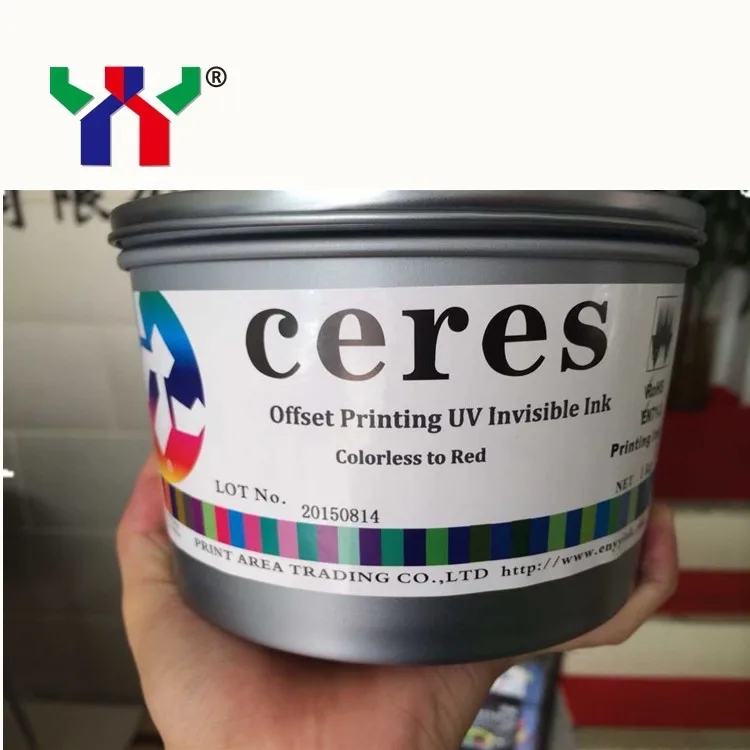 Ceres UV Invisible Ink - Anti-Copy Ticket for Offset Printing