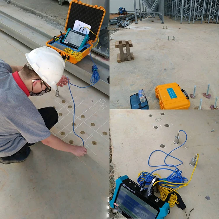 Ultrasonic Pulse Velocity Logging Test Non Destructive Testing of Concrete