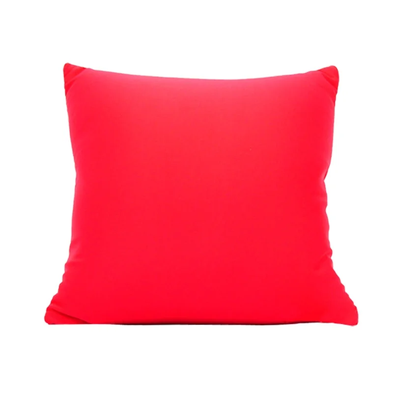 OEM Cheap Fillable  Microbeads Custom Solid Color Square Shape Throw Pillows