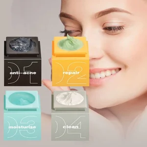 OEM Portable Organic Mini Mud Mask Deep Clean Skin Care Anti Acne Repair Moisturizing Sleeping Clay Facial Masks Beauty Series