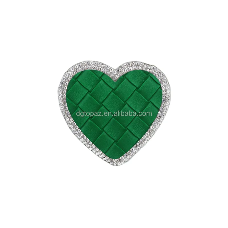 wholesale garment accessories rhinestone bear heat transfer patch leather iron on patches