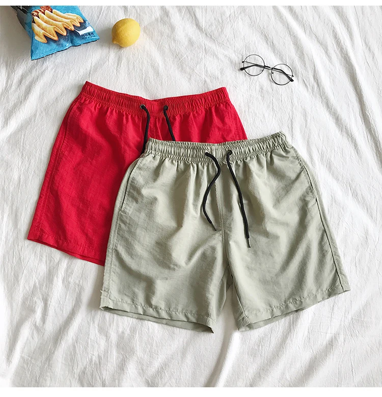 2023  Men's Casual Blank Shorts Summer Beach Shorts Men Running Swimwear Shorts Custom  Embroidered Print Pants968_voghion.com