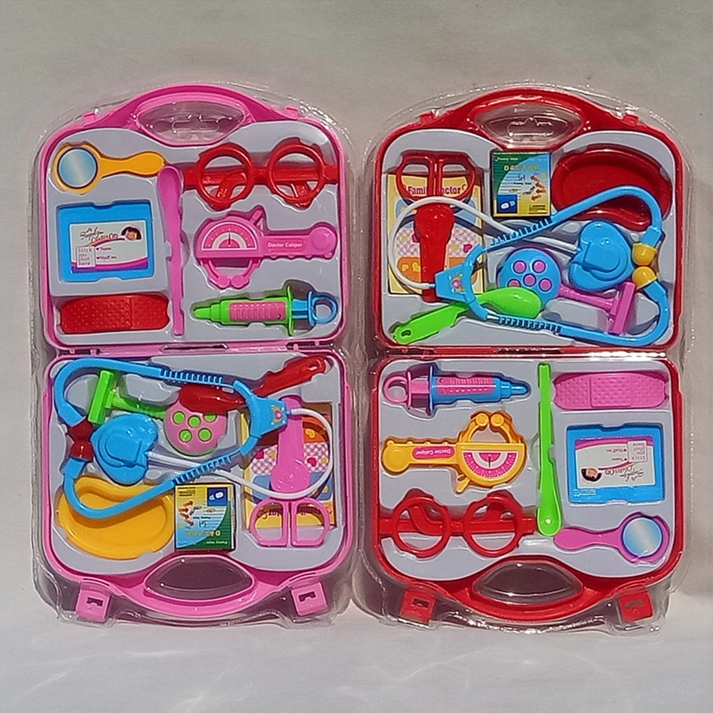 Лидер продаж Amazon детский врачебный набор пластиковые игрушки детские больничные ролевые игры развивающие для врачей и