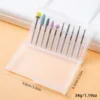 Tête de polissage argentée à brosse jaune, 10 pièces