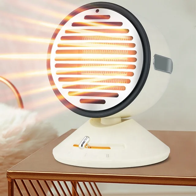 DHF-EG02  Mini Ceramic Fan Heater for Desk Heating  Adjustable Temperature Energy Home And Office Desk Heater Fan