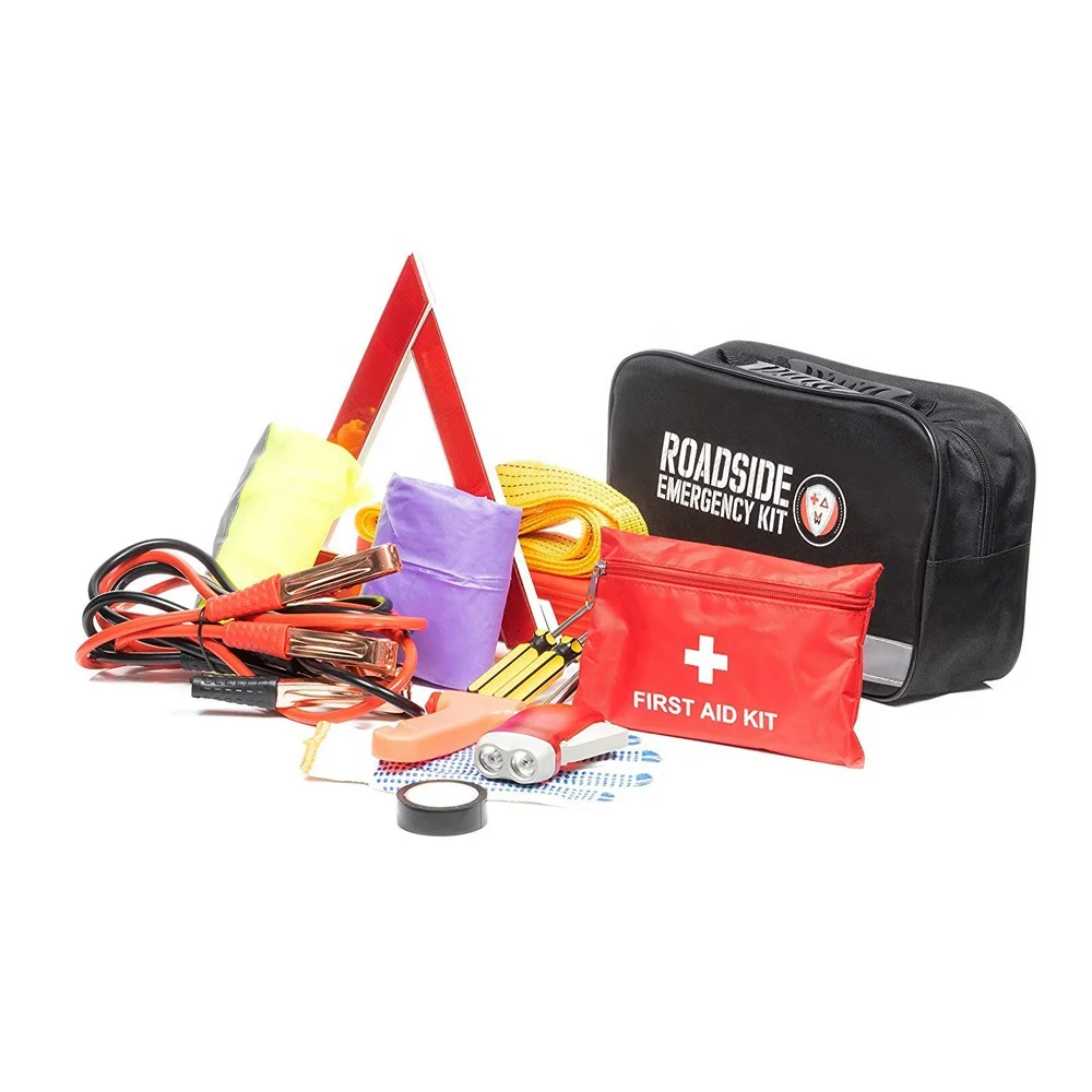 Roadside Assistance Emergency Car Kit First Aid Kit, Jumper, 54% OFF