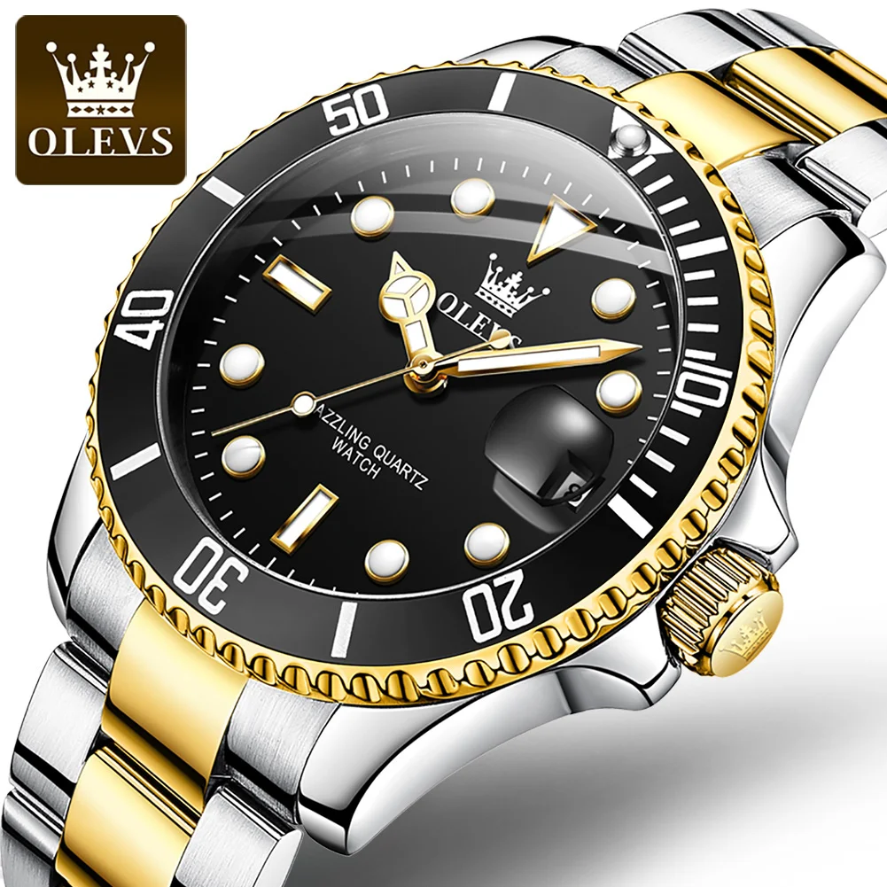 Olevs 5885 Luxury Quartz Men's Watch