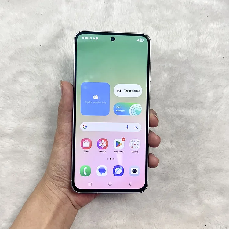 Téléphone portable d'occasion en gros, état A+, pour Samsung A56, cellulaire, 256 Go, 8 Go de RAM, débloqué, version mondiale, téléphone Android