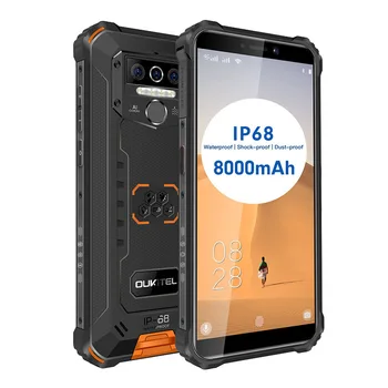 OUKITEL WP5　 IP68 スマートフォン 32GB 4GB RAM Oukitel WP5 4G Black/Orange 32GB + 4GB Dual-Sim Factory Unlocked