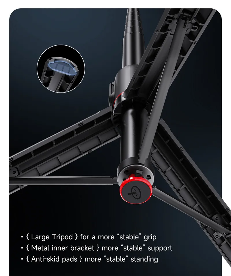 NEW TT01 All-in-one Auto Jump Open Tripod Magnetic Remote Drop Automatically Tripod 1.77m Super Long Rod Selfie Stick