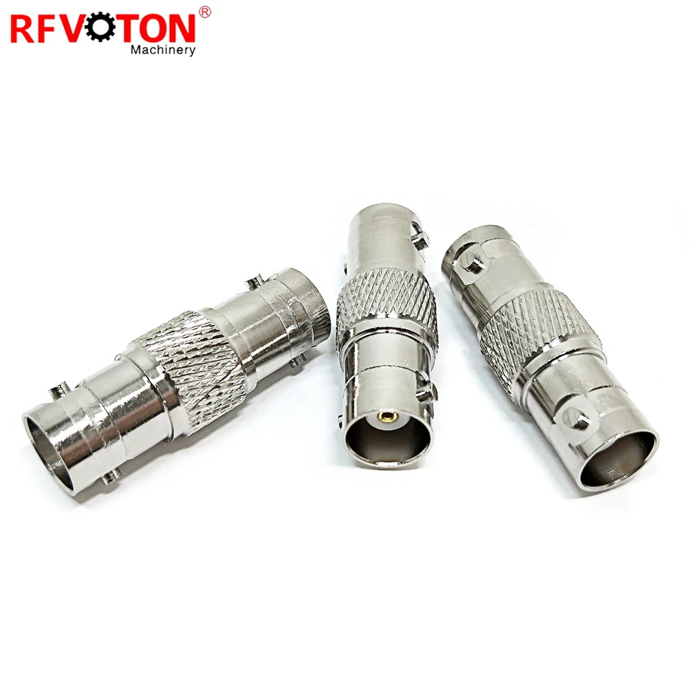 BNC Female Jack to Female Jack Copper Screw Straight Connector CCTV Coax RF Coupler Adapter for System CCTV Camera 12v dc motor supplier