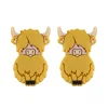 Yak Focal bead Mustard SA161