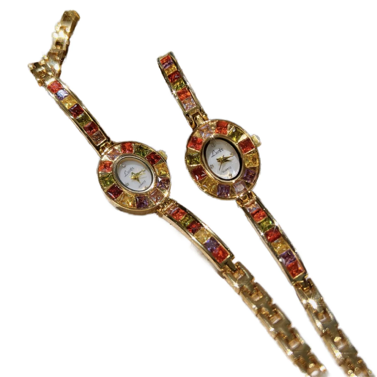 Elegant Luxury Zircon Quartz Watch for Women
