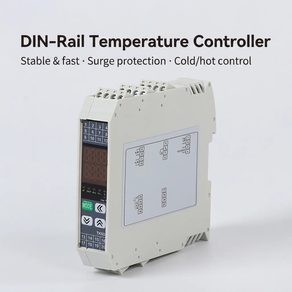 ODM Guide Rail Single Channel Digital PID Temperature Controller TUOBANG TK6D 14RV RS485 Alarm Acquisition Module Thermostat