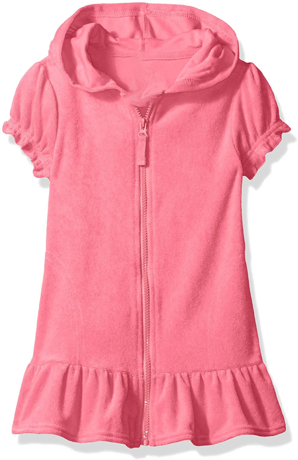 Toddler Girls' Hooded Terry Swim Cover Up - Buy Girls Swim Coverups ...