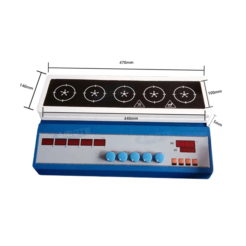 New Multi Position Magnetic Stirrer With Hot Plate for Sale