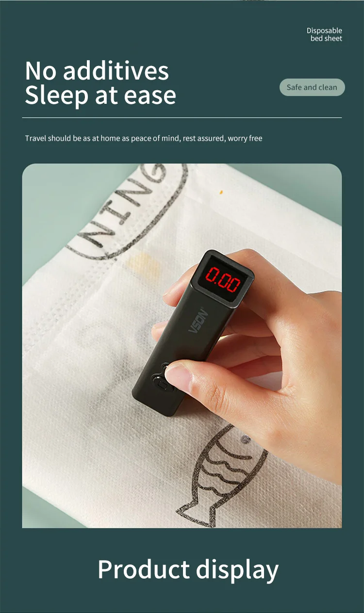 Disposable Sleeping Bag Pillowcases Bedspread Set Breathable Soft
