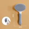 Grey TPR fine needle comb (OPP packaging)