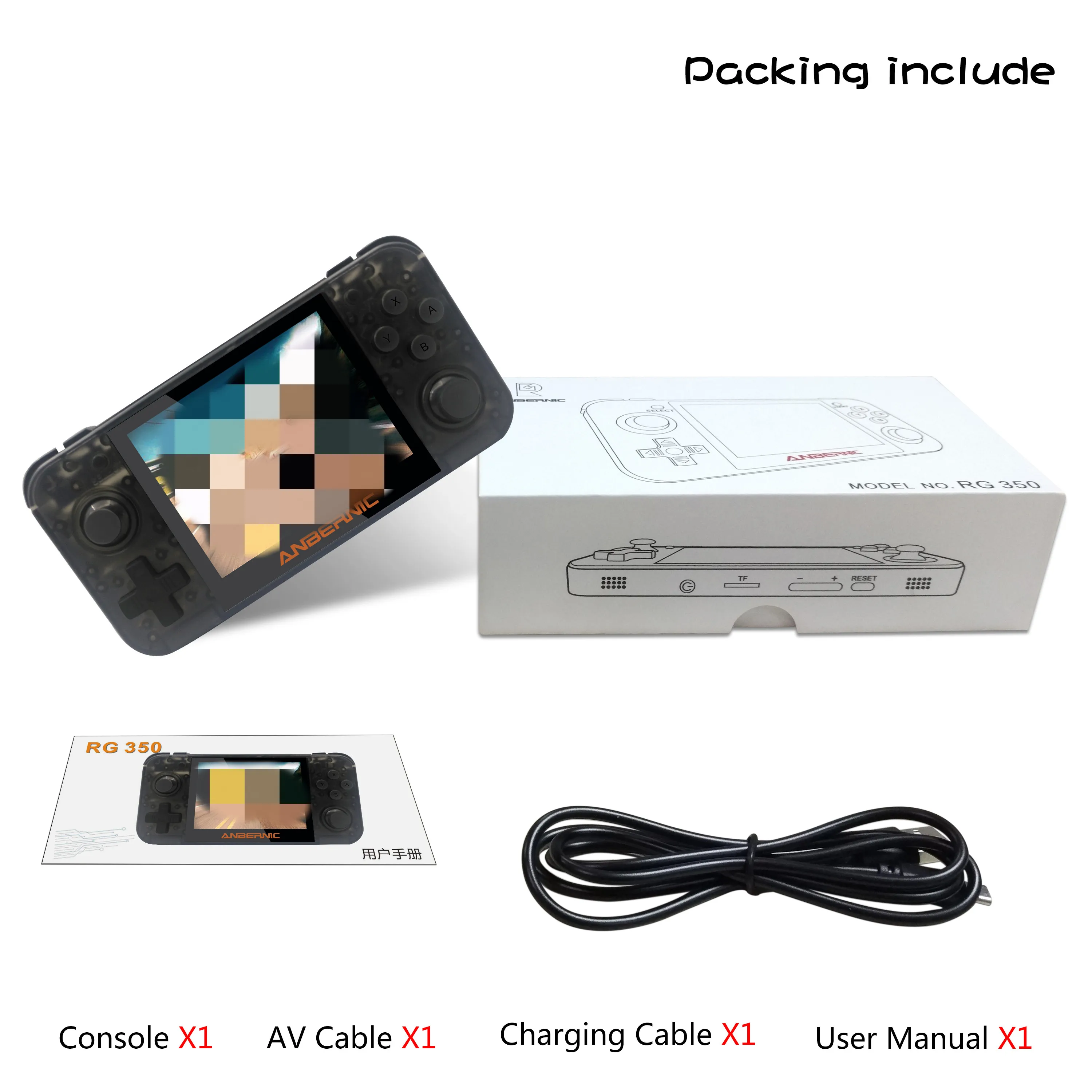 Anbernic Rg350 Inch Ips Handheld Game Console Retro With Wi-fi