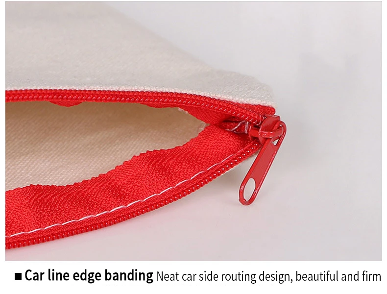 Wholesale Custom Canvas Make Up Cosmetic Bag Bridesmaid Makeup Brushes