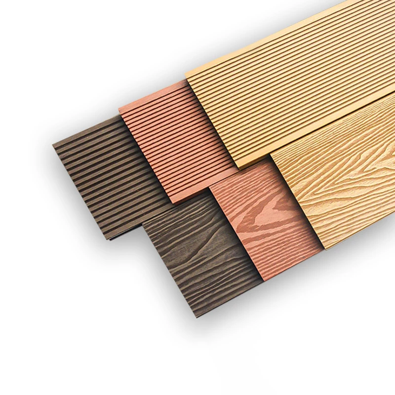 New Hot Items 3d Embossed Wpc Outdoor Flooring Kerala d Wood Plastic Composite Decking Tile Garden Fence Board Fencing Panels