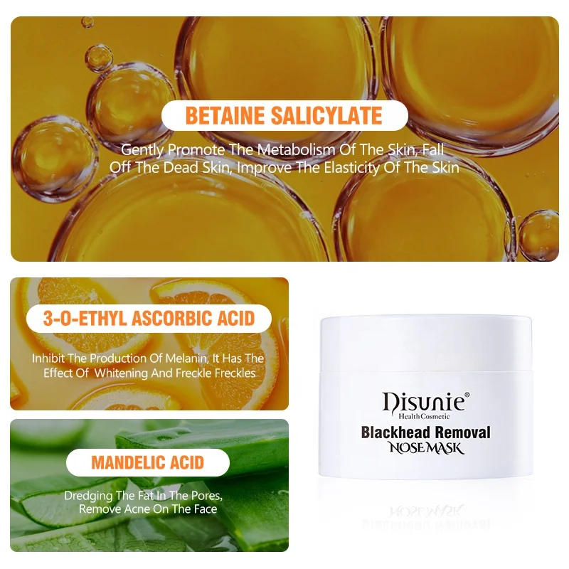 Manufacturer Vitamin C Nose Patch Face Deep Cleansing Oil Control Vc Salicylic Acid Blackhead Removal Nose Patch