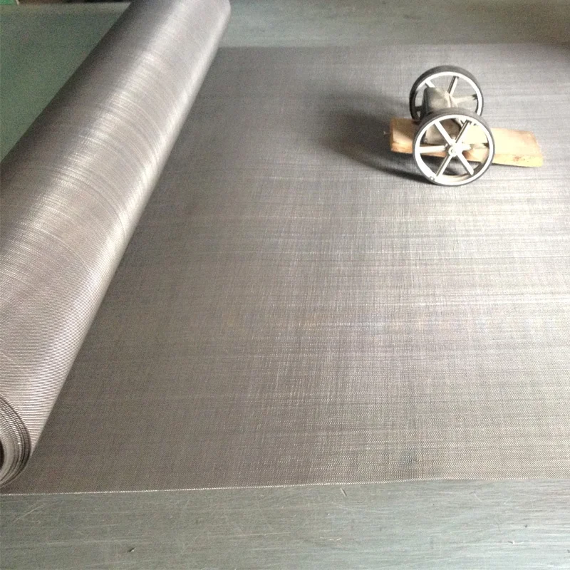 100 200 Mesh 300 Micron Silver Plain Weave Dry Sift Sieve Woven Wire Cloth Screen High Electric Conductivity Cutting/Welding