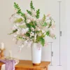 Light pink 4-piece large white bottle with gold trim