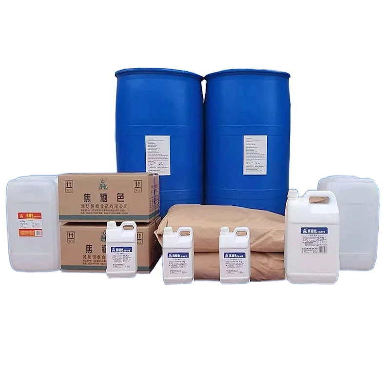 Factory Price E150d 25L Single Double Strength Liquid Powder Cas 8028-89-5 Caramel Color for Making Sauce Drinks