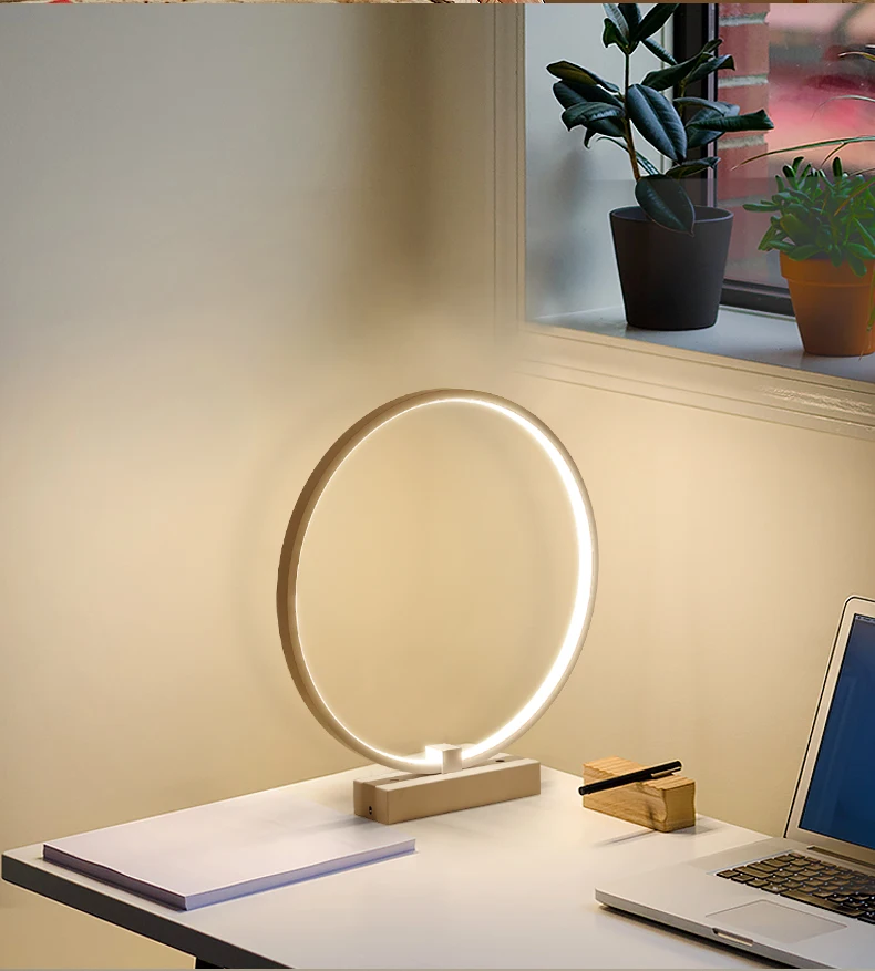 Simple table light bedroom bedside lamp decorative desk light post-modern personality study lamp