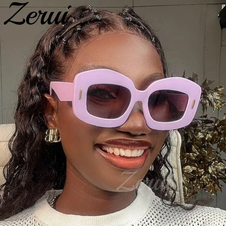 Oversized Vibrant Color unisex jelly sunglasses Customized Logo Jelly Color Square Women Fashion Sunglasses main image 4