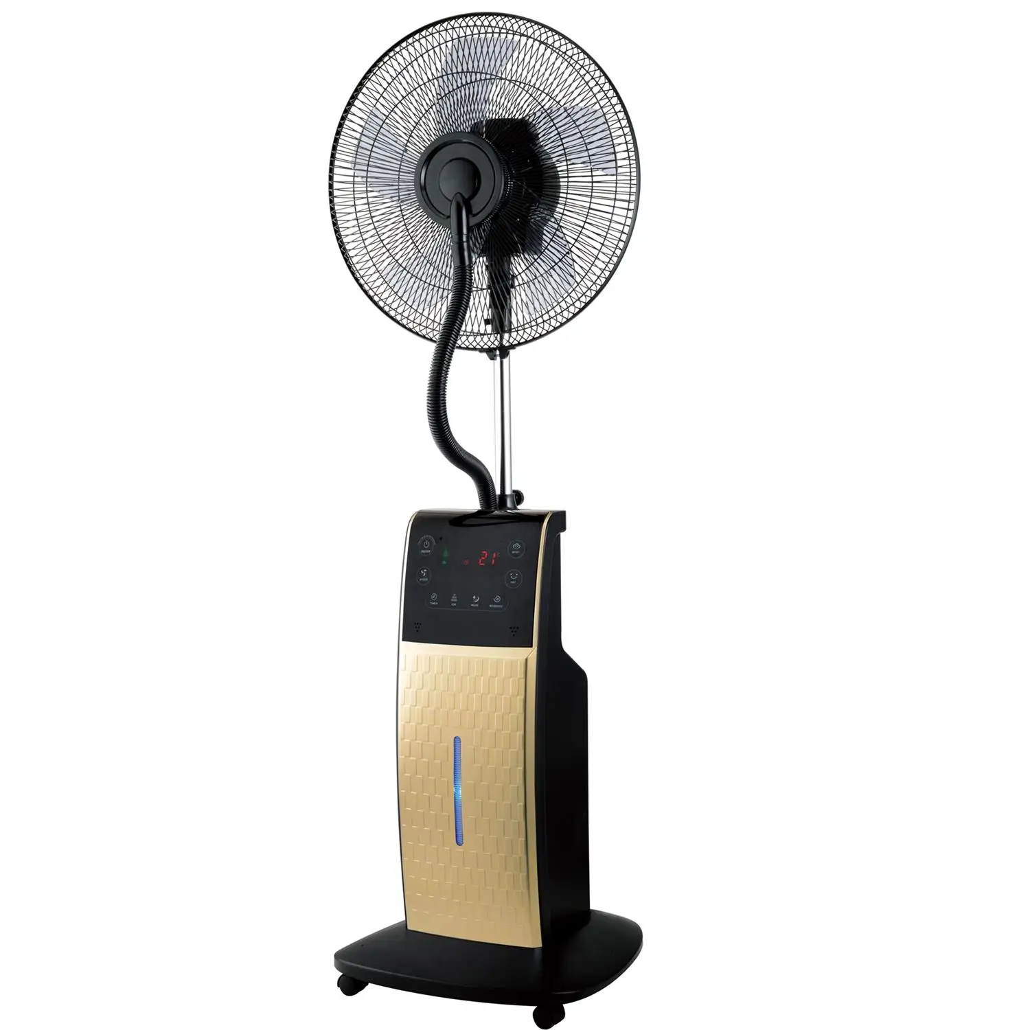 Digital Water Mist Fan, Copper, 90, Plastic - detail 22
