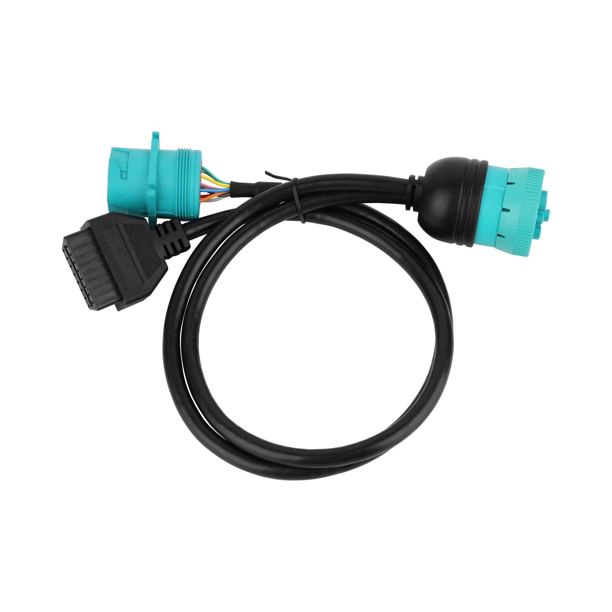 Customized J1939 9PIn to OBD2 Connector Y Cable