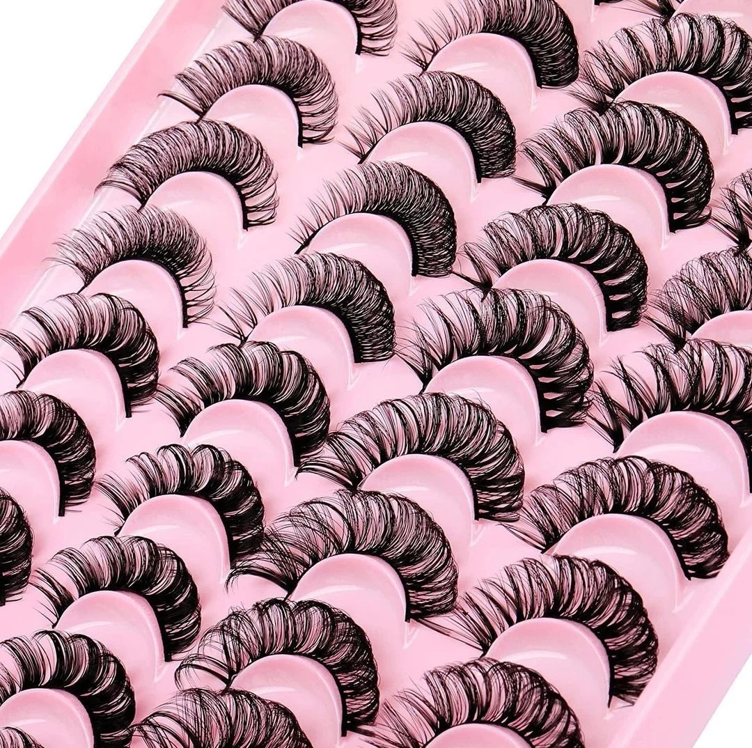 Hdf075 Russian Cateye Lashes Fan Russian Eyelash Strips Russian D Curl
