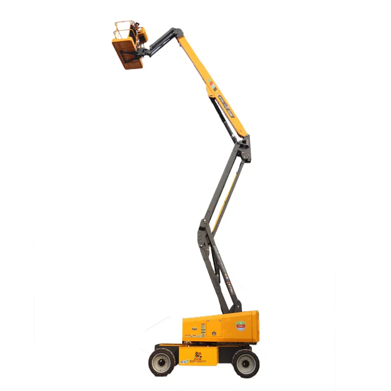 High Quality 16 Meters Gasoline Engine Aerial Work Platform Hanging Self-Walking Cherry Picker Made in China