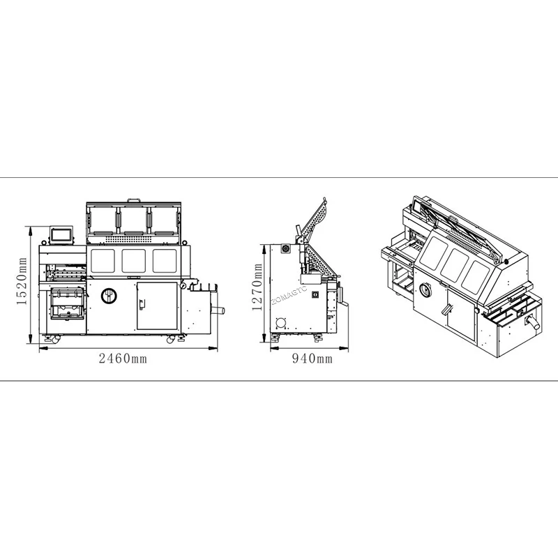 Professional Perfect Book Printing Binding Machine Binding Machine Books Hot Melt Glue Book Binding Machine