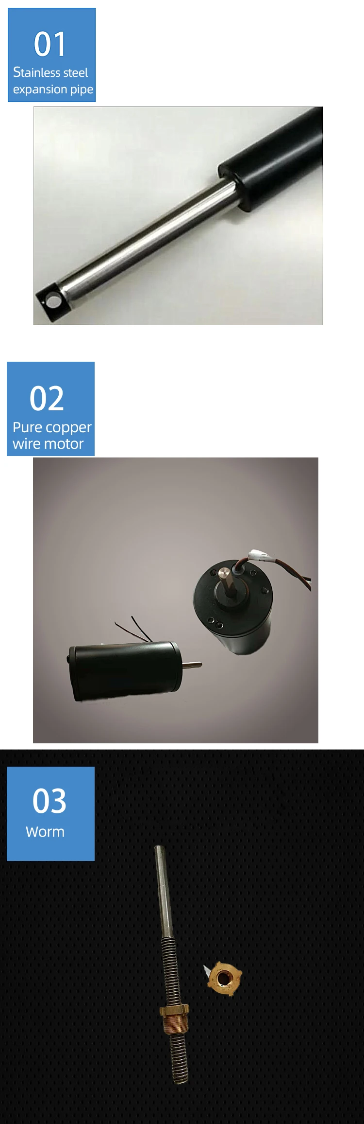 1000kg 10000n Force Linear Actuator Telescopic Reciprocating Linear Actuator Motor Linear