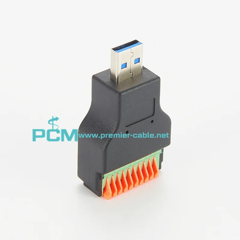 USB 3.0 Type A to 10-way Terminal Block manufacture