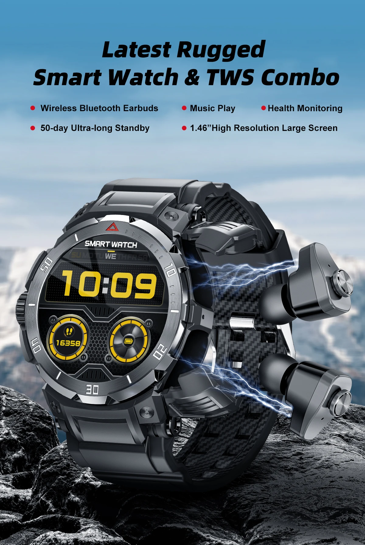 Welcome OEM Order, Factory Whole Selling 2025 Gt100 2 In 1 Pro Smart Watch Earphones 1.46'' Screen Heart Rate Ip67 Waterproof Men Fitness Sports Smartwatch With Earbuds - Buy 2023 Amoled Gt100 Tws Fashion Smart Watch 2 In 1 Headset Smartwatch Ip67 Sports Business Smart Watches With Earphone 2 In 1 Smart Watch Earphones smart Watch With Earbuds
