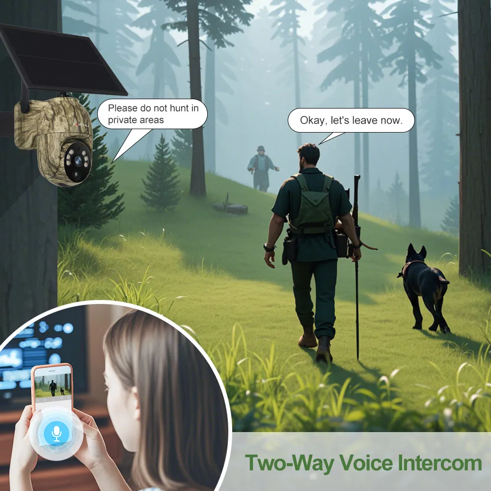 LS VISION 2024 New 4G Ubox Exclusive Look Hunting Solar Cameras Outdoor Battery CCTV with Movement Tracking Alarm